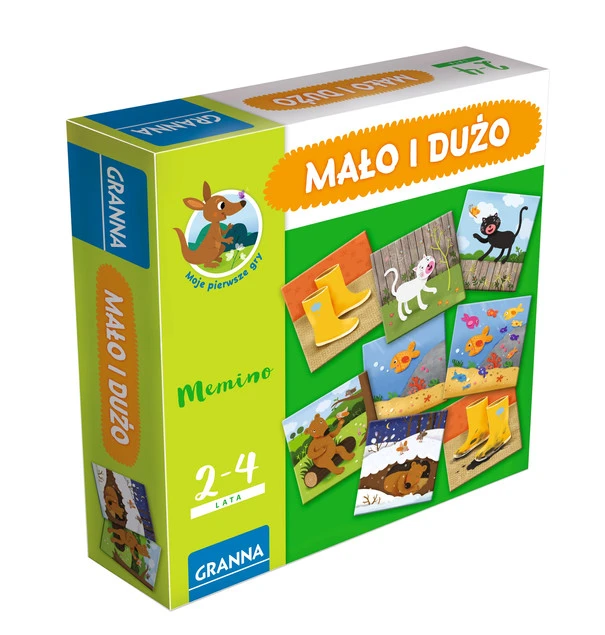 Mało i Dużo Memino Gra W Przeciwieństwa Pamięciowa 2+ Granna 02874_1