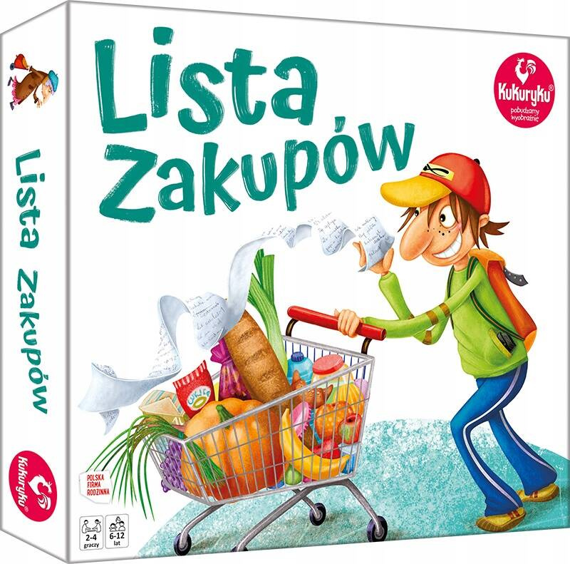 Lista Zakupów Gra Planszowa Dla Dzieci Rodzinna 5+ Kukuryku 64640_1