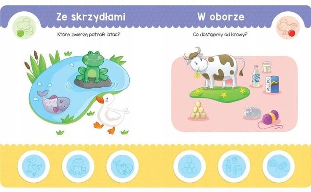 Quiz 2-Latka Dwulatka Z Myszką Zabawa Naklejkami i Test 0+ Aksjomat 3498_2