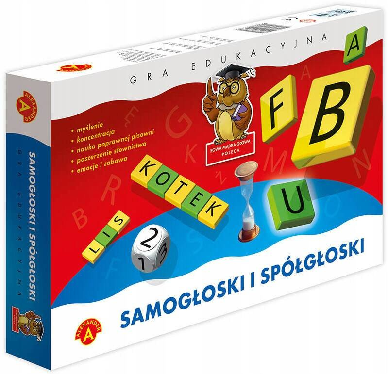 Samogłoski I Spółgłoski Nauka Słownictwa Gra Edukacyjna 7+ Alexander_1