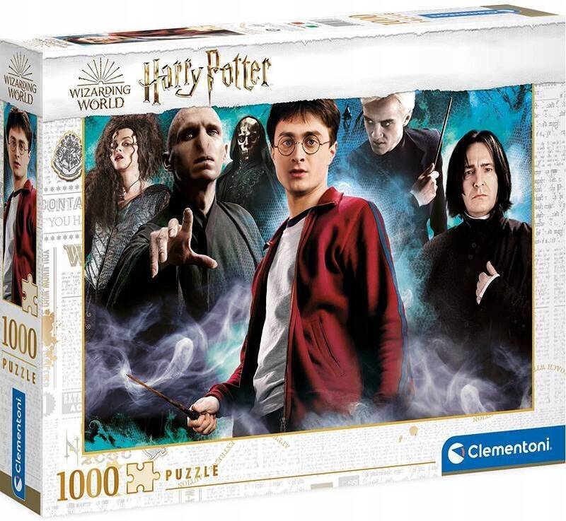 Puzzle 1000 Układanka HARRY POTTER Malfoy Snape Voldemort 14+ Clementoni_2