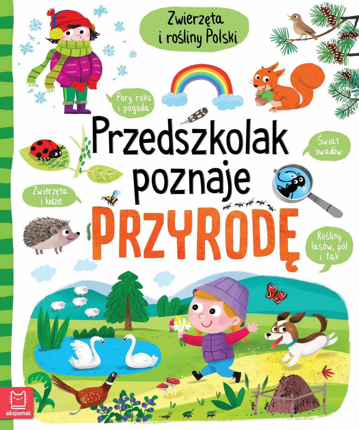 Przedszkolak Poznaje Przyrodę Zwierzęta Rośliny Polski 4+ Aksjomat 3398 BR_1