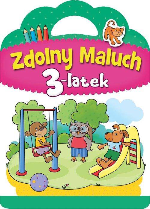 Zdolny Maluch 3-Latek Książeczka Edukacyjna Joanna Kuryjak 3+ Skrzat_1