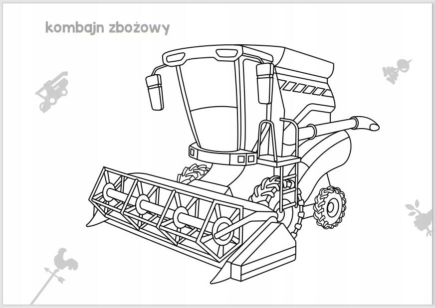 Kolorowanka Ale Frajda! Wykoloruj Pojazdy Na Wsi 3+ Skrzat_4