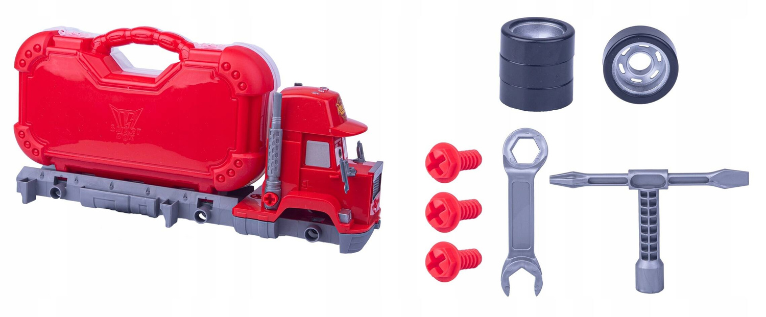 Auto Truck Do Skręcania Z Naczepą Składaj i Rozkręcaj 3+ Norimpex 3724_4