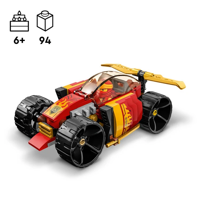 LEGO NINJAGO 71780 czerwony samochód Kaia
