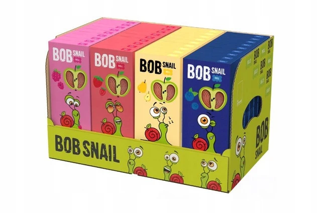 Bob Snail Mix Przekąsek Owocowych 4 smaki 36 x 30 g