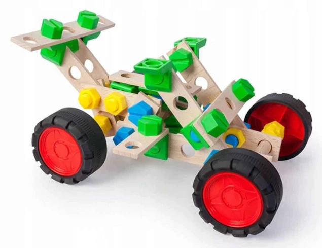 Mały Konstruktor Junior Buggy Model Do Montażu 90EL. 4+ Alexander 2823_2