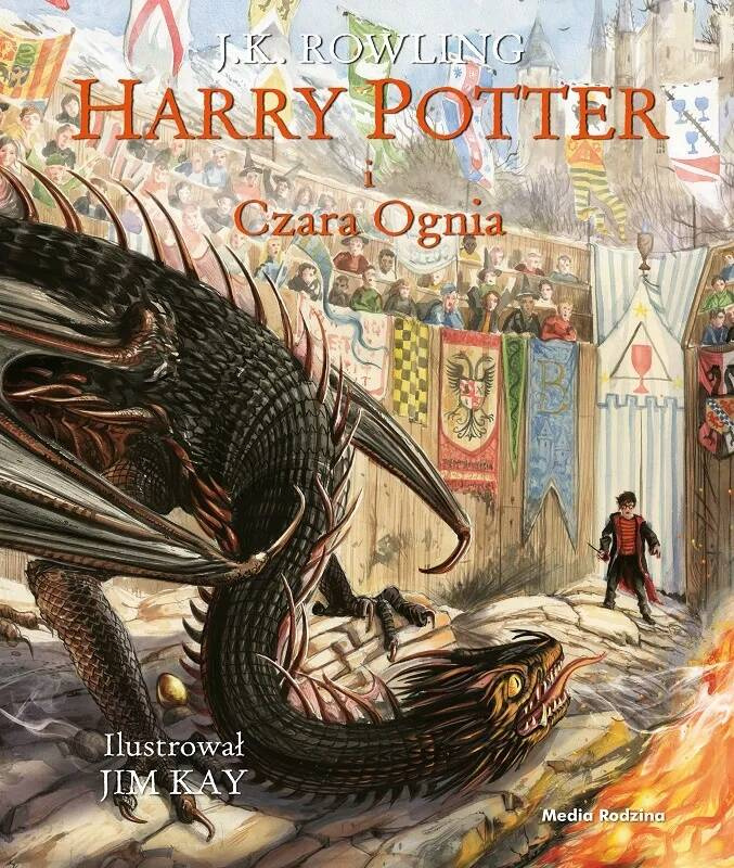 Harry Potter i Czara Ognia Tom 4 Ilustrowany J.K. Rowling 10+ Media Rodzina_1