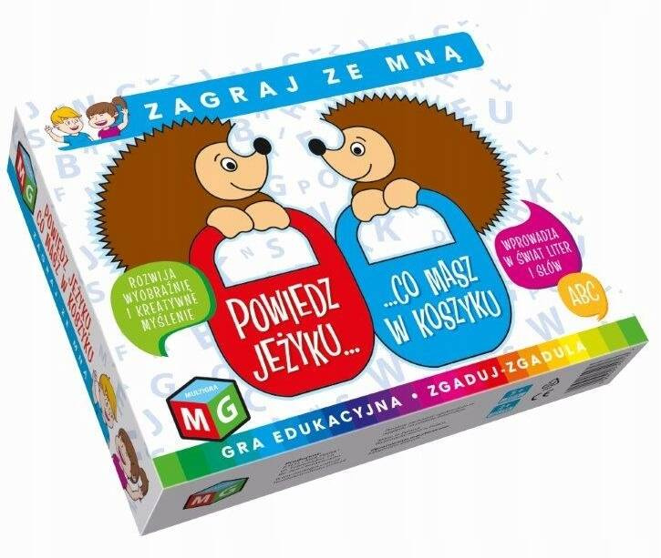 Gra Dydaktyczna Powiedz Jeżyku Co Masz W Koszyku Edukacyjna 5+ Multigra_2