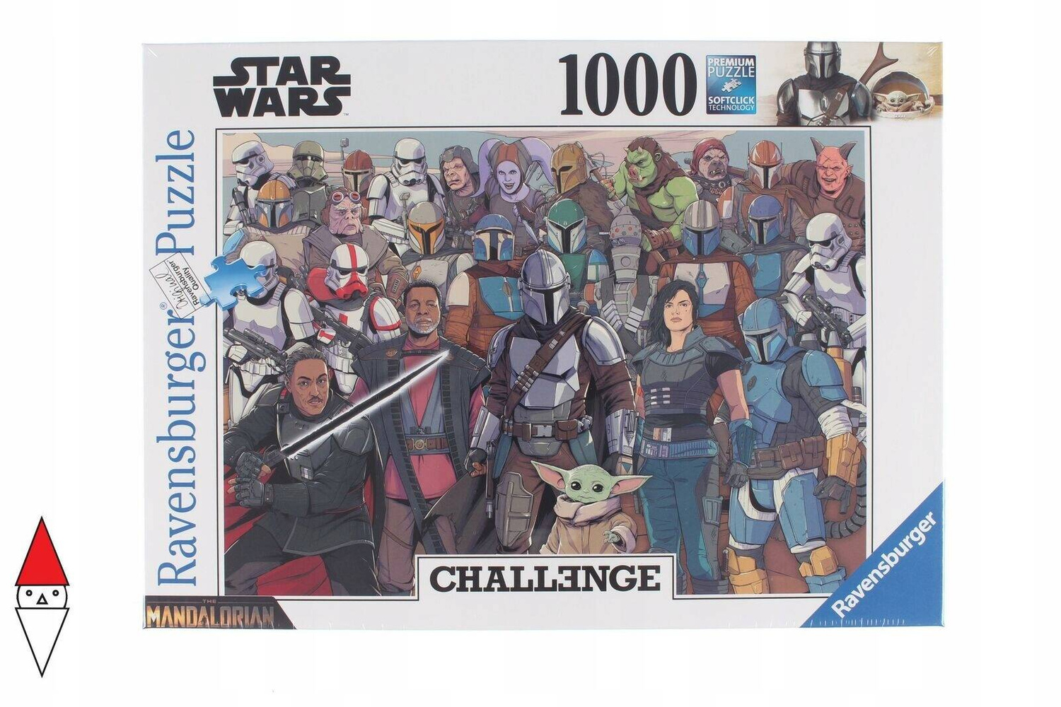 Puzzle 1000 Układanka Star Wars MANDALORIAN Baby Yoda 12+ Ravensburger_2