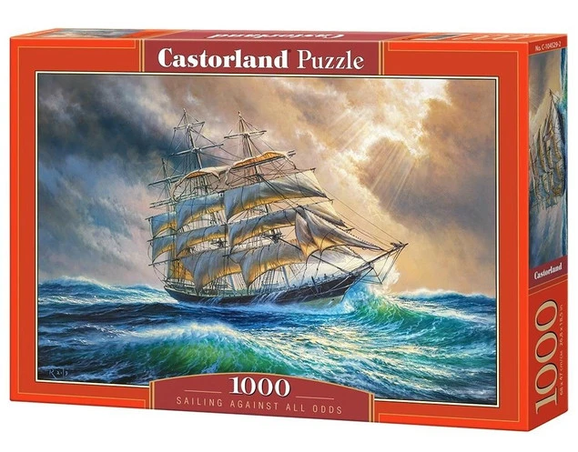 Puzzle 1000 Żegluga STATEK Morze Żaglowiec Widok Krajobraz 9+ Castorland_1