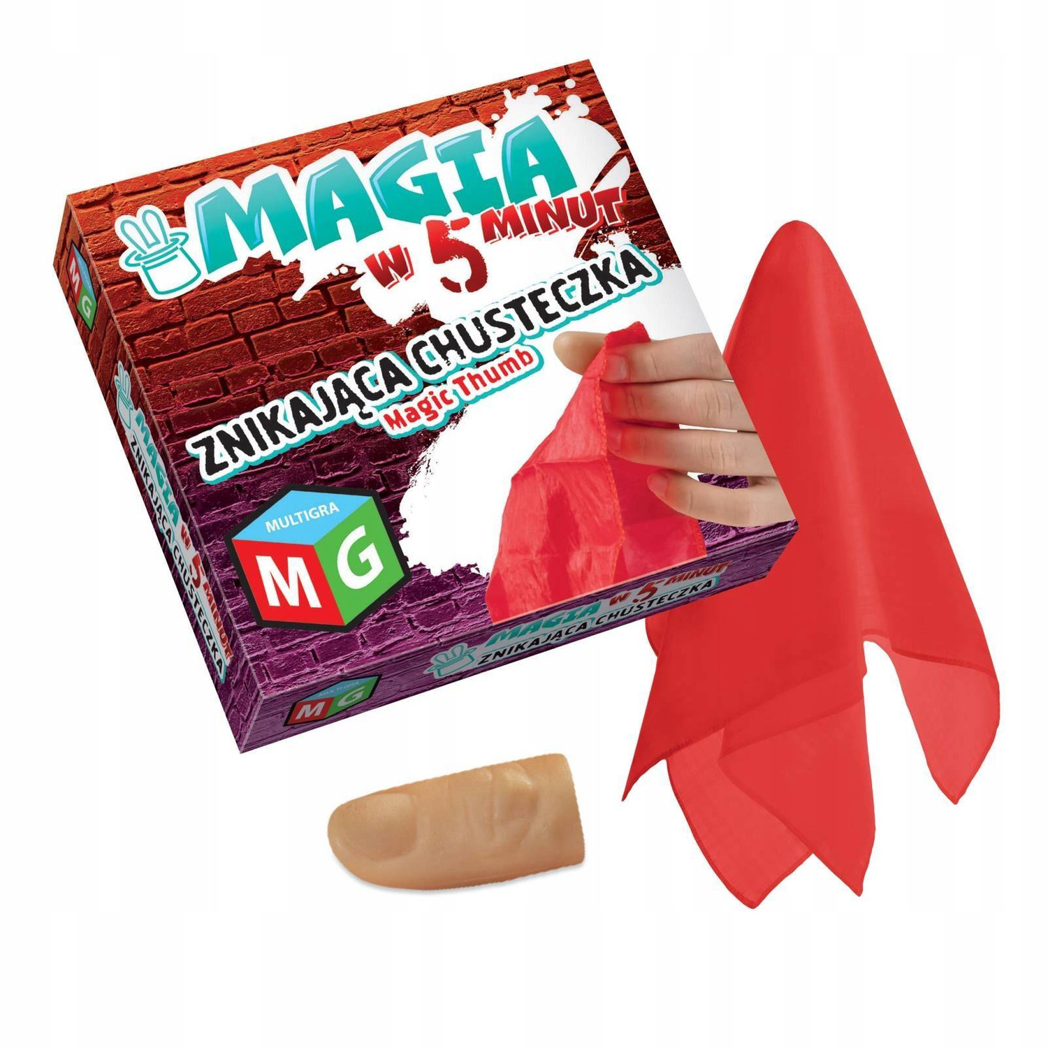 Magiczne Sztuczki Magia W 5 Minut Znikająca Chusteczka 8+ Multigra 0517_2