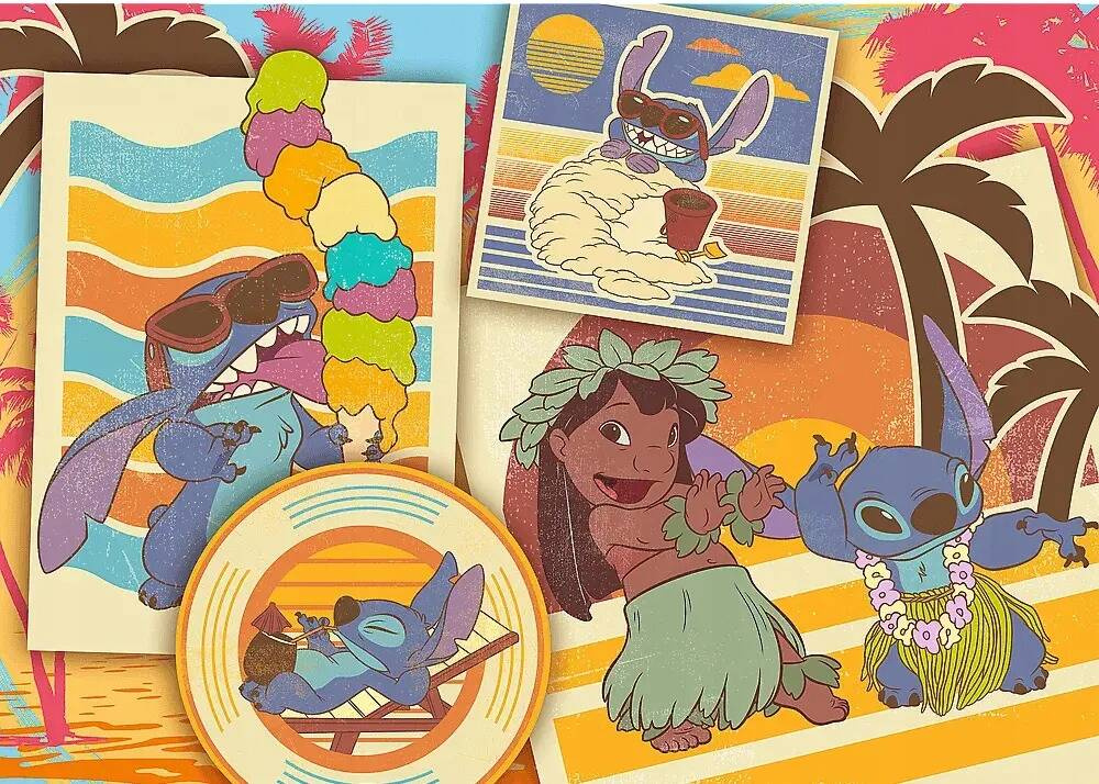 Puzzle 200 Układanka DISNEY Stitch Muzyczny Świat Lilo & Stitch 7+ Trefl_1