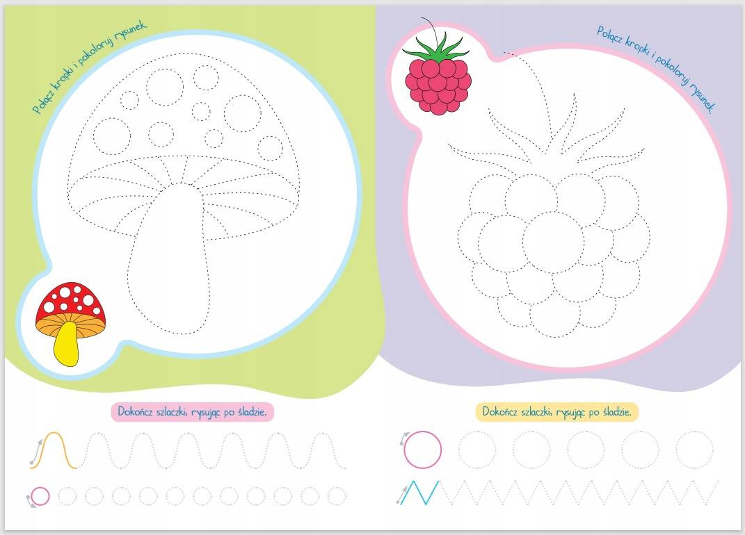 Mój Mały Elementarz Szlaczki Precyzja Kolorowanie Rysowanie 5+ Skrzat_3