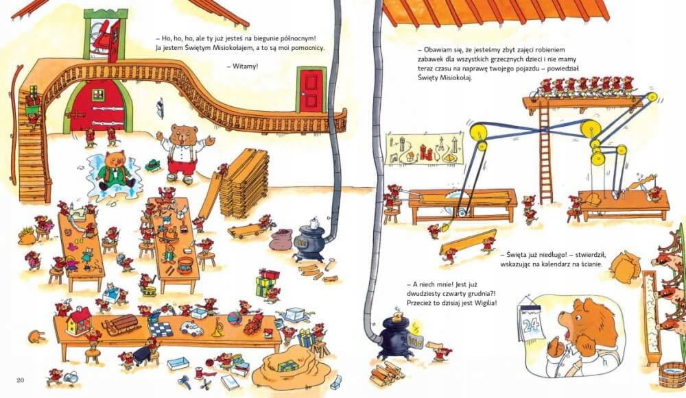 Kiedy przychodzi Święty Mikołaj? Richard Scarry wyd. Babaryba_5