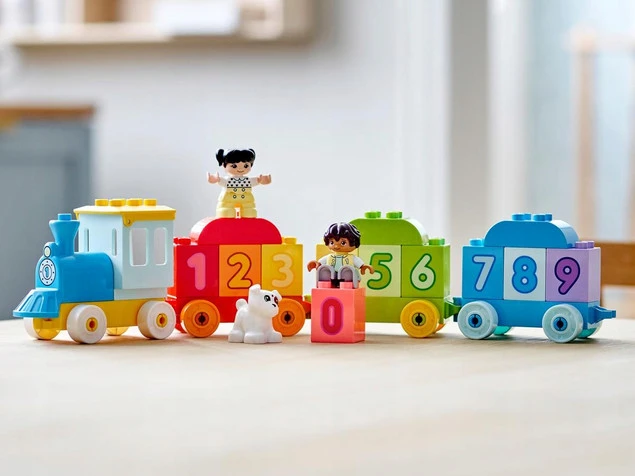 LEGO DUPLO Pociąg z cyferkami – szczegóły zestawu