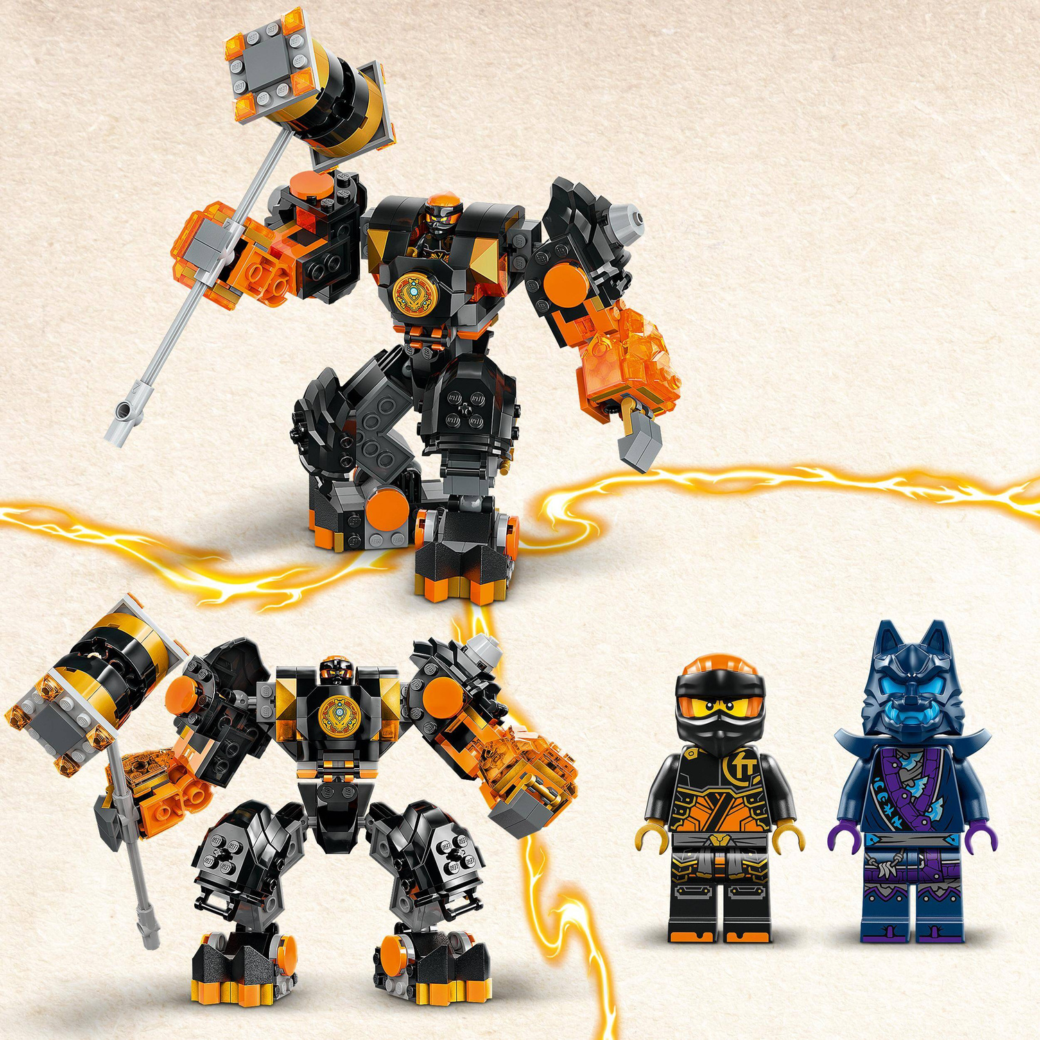 LEGO Ninjago Mech Żywiołu Ziemi Cole’a 235el. 7+ 71806_6