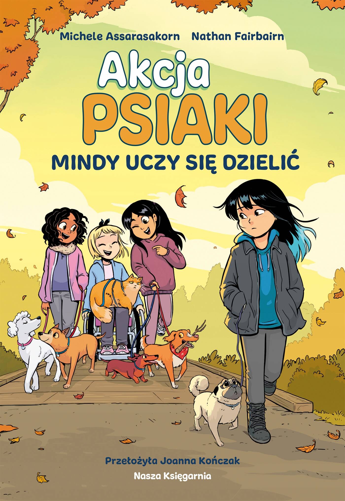 Akcja Psiaki Mindy Uczy Się Dzielić Tom 2 N. Fairbairn 6+ Nasza Księgarnia_1