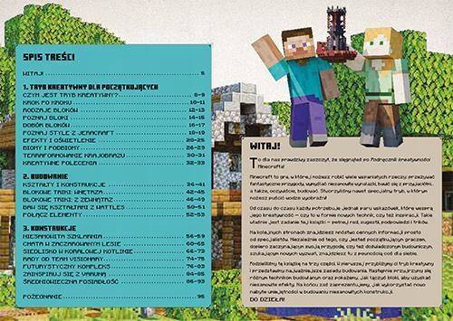 MINECRAFT Podręcznik Kreatywności Thomas McBrien 8+ HarperKids (TW)_2