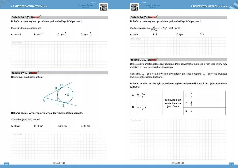 Nowa Matura Arkusze MATEMATYKA Poziom Podstawowy Liceum/Technikum Greg_3