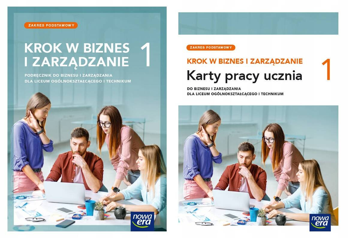 KROK W BIZNES I ZARZĄDZANIE 1 LO Podręcznik + Karty Pracy PODSTAWOWY_1