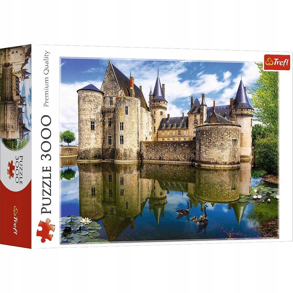 Puzzle 3000 elementów. Premium Quality. Zamek w Sully-sur-Loire, Francja_2