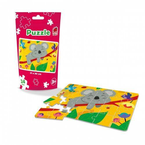 Puzzle Edukacyjne Miś Koala 24EL. Tekturowe 3+ Roter Kafer_1