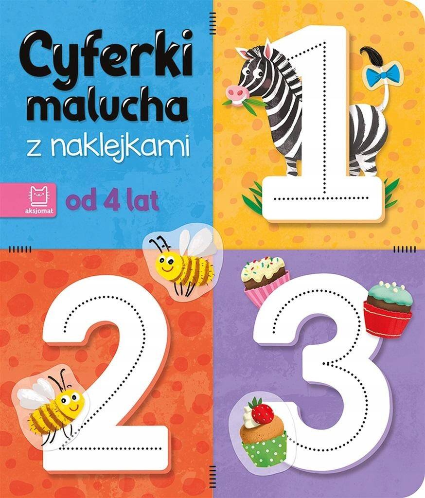 Cyferki Malucha Z Naklejkami Od 4 Lat Zabawa Z Cyferkami Aksjomat_1