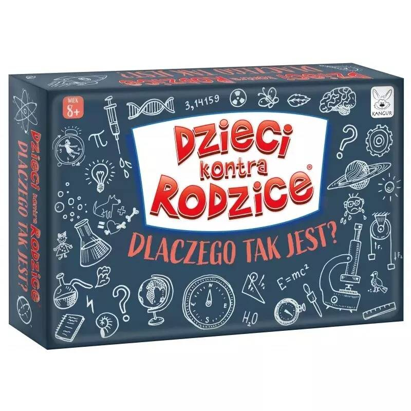 Dzieci Kontra Rodzice Dlaczego Tak Jest? Gra Rodzinna 8+ Kangur_1