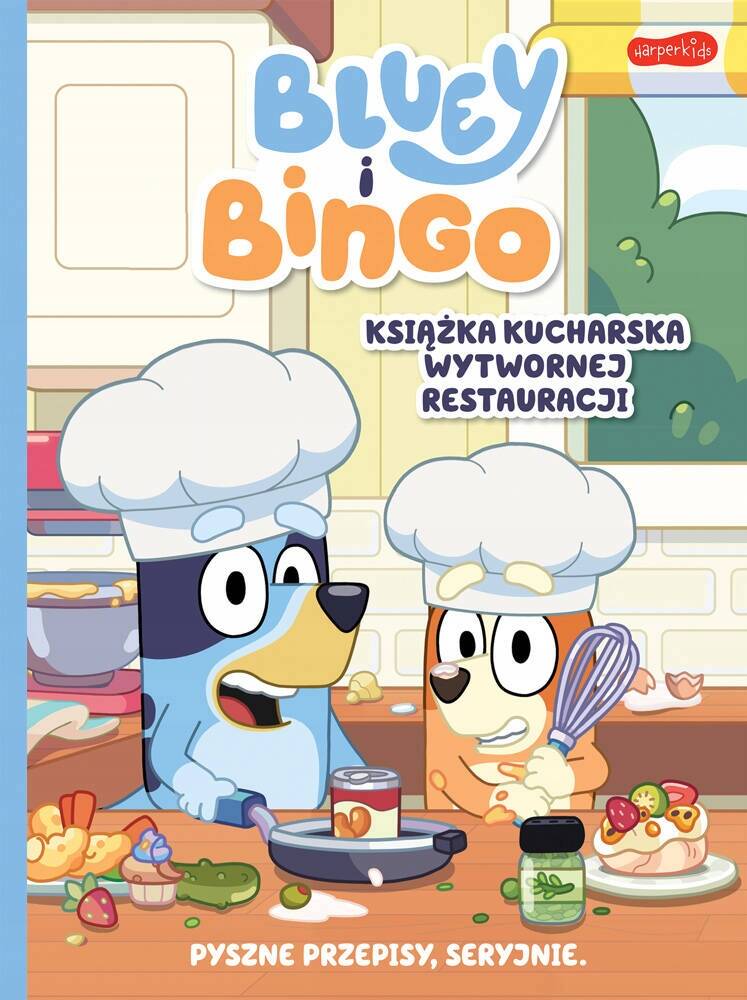 Bluey i Bingo Książka Kucharska Wytwornej Restauracji 3+ HarperKids_1