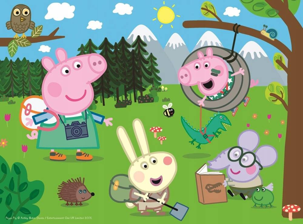 PUZZLE UKŁADANKA PIG ŚWINKA PEPPA 30 EL TREFL_3