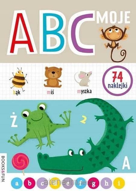 Moje ABC Ćwiczenia Dla Dzieci + Naklejki BooksaAndFun_1