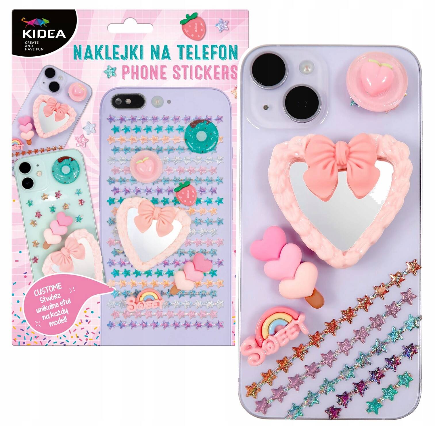 Naklejki Na TELEFON Wypukłe Puffy SWEET Kidea_1