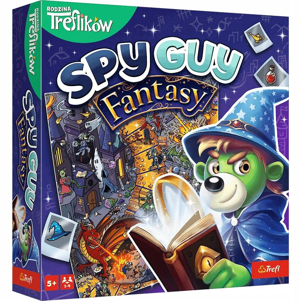 Spy Guy Fantasy Gra Rodzinna Planszowa Kooperacyjna Obserwacyjna 5+ Trefl_4