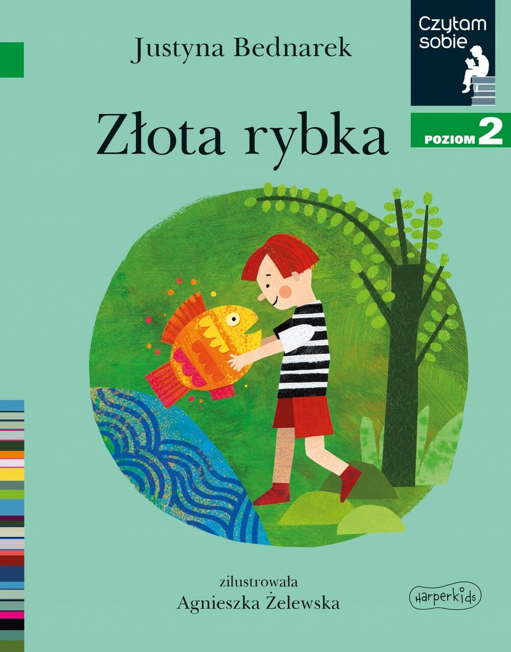 Złota Rybka Czytam Sobie Poziom 2 Justyna Bednarek 5+ HarperKids_1