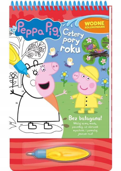 Świnka Peppa Wodne Kolorowanie Cztery Pory Roku 3+ Media Service Zawada_1