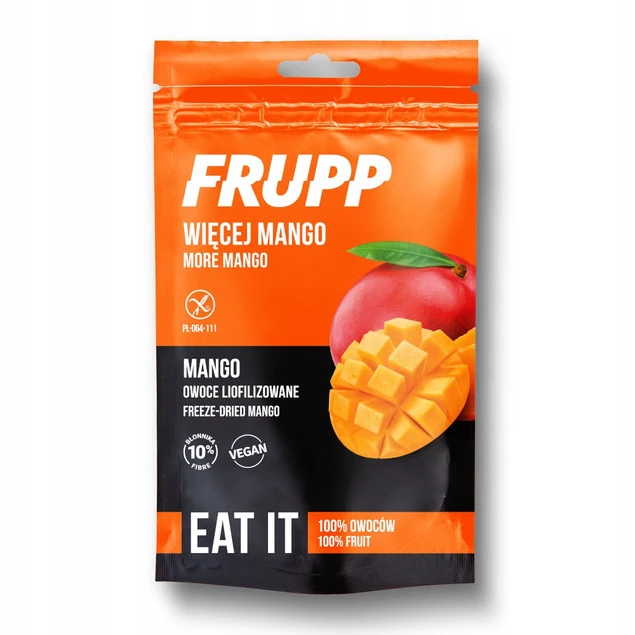 Frupp mango liofilizowane 15 g bez glutenu