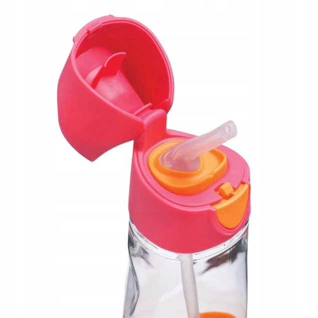 Bidon tritanowy b.box Strawberry Shake - detal produktu