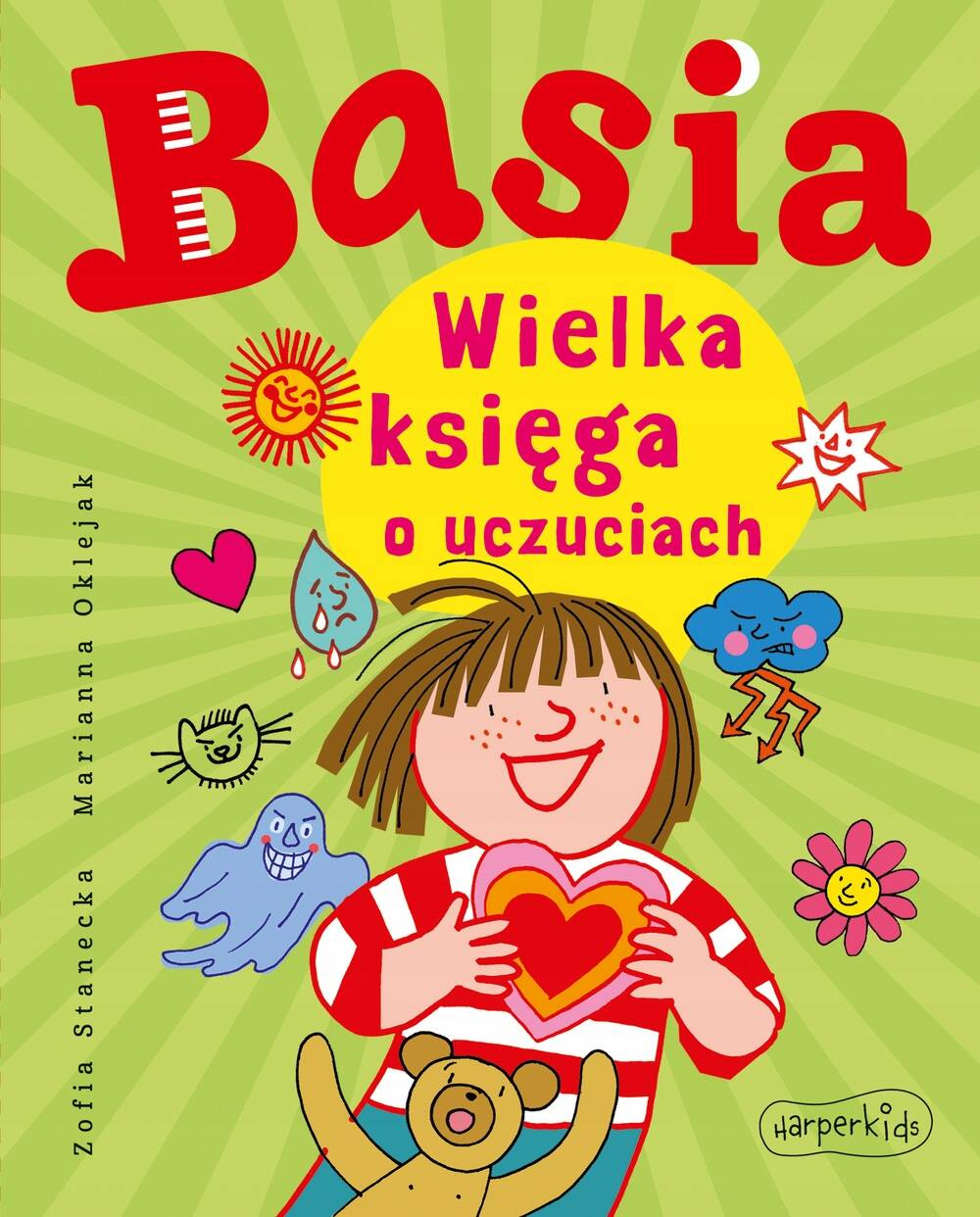 Basia Wielka Księga O Uczuciach Zofia Stanecka 3+ HarperKids_1