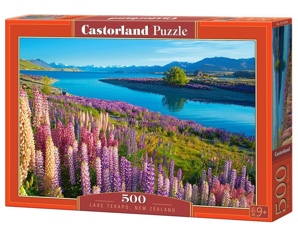 Puzzle 500 Układanka Jezioro TEKAPO Nowa Zelandia Krajobraz Obraz 9+ Castor_2