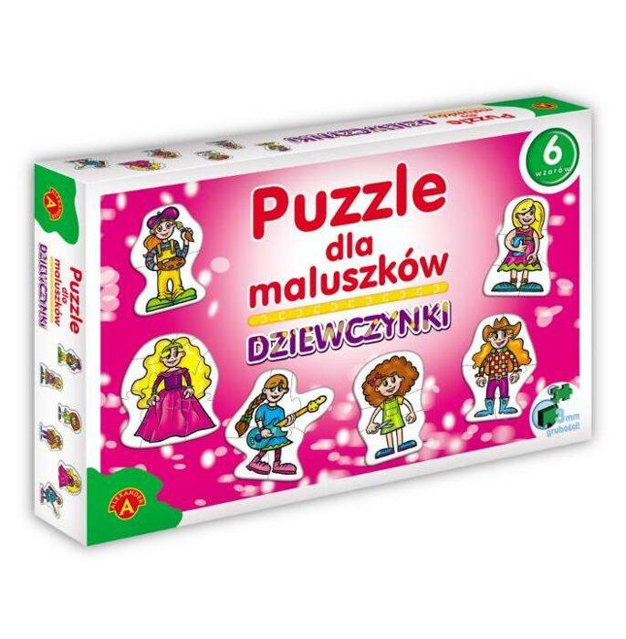 Puzzle Dla Maluszków DZIEWCZYNKI Układanka Dla 3 Latka 3+ Alexander_1