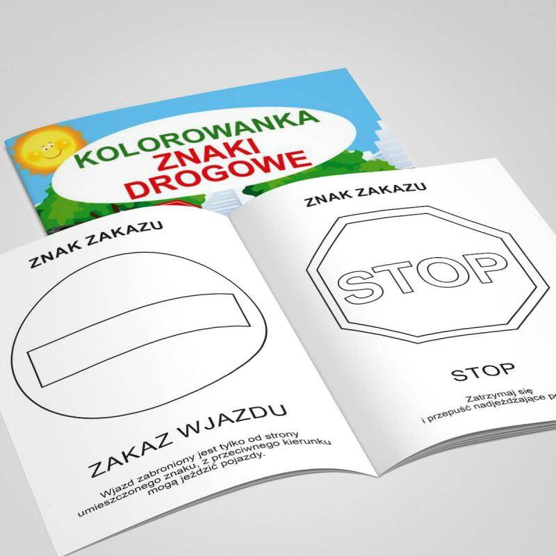 Kolorowanka Znaki Drogowe_2