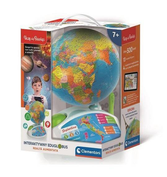 Globus Interaktywny Edukacyjny Eduglobus Premium Aplikacja 7+ Clementoni_1