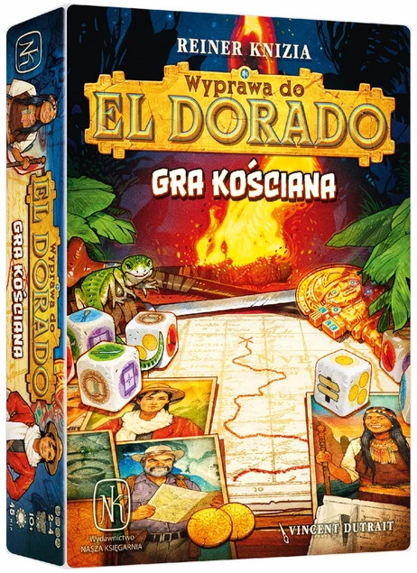 Gra planszowa Wyprawa do El Dorado gra kościana Nasza Księgarnia