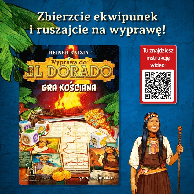 Wyprawa do El Dorado gra kościana widok dodatkowy