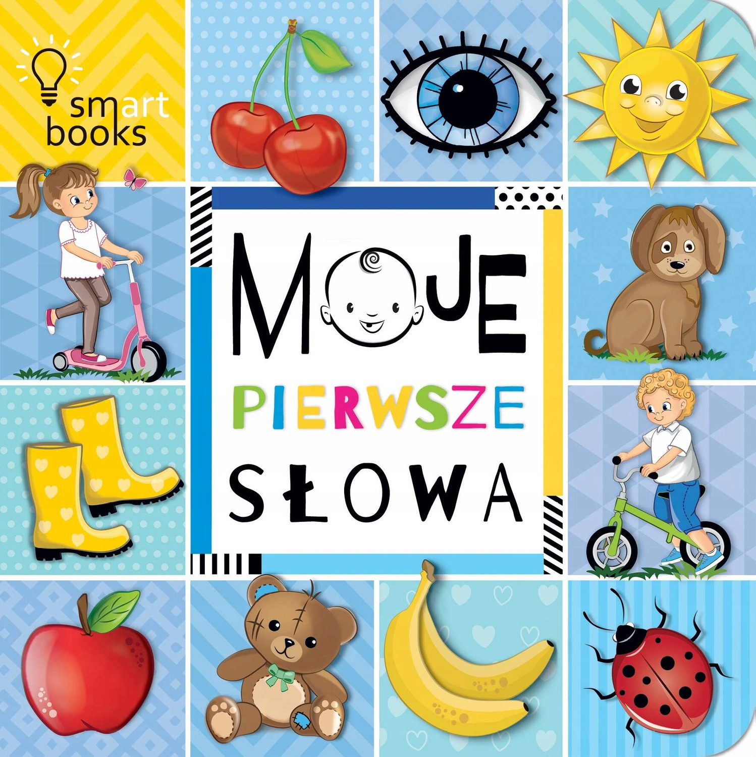 Moje Pierwsze Słowa Książeczka dla Maluszka Nauka Mówienia 0+ SmartBooks_1