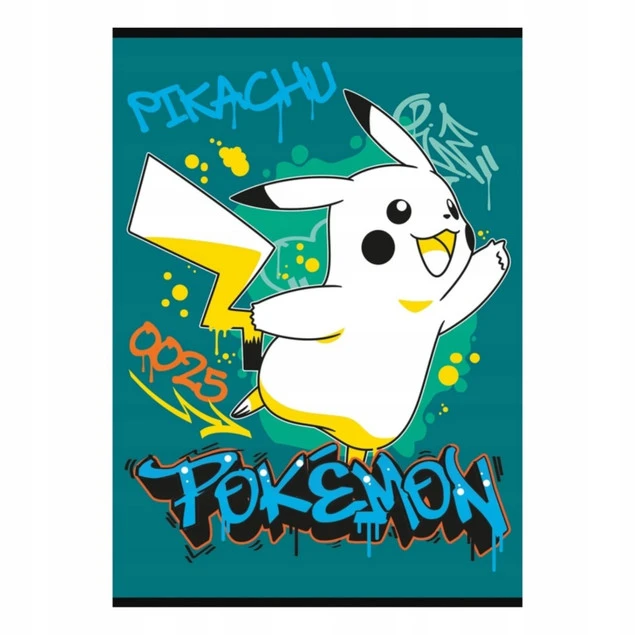 Zeszyt A4 Pokémon 32 kartki w kratkę laminowany