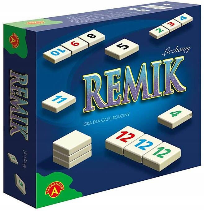 Remik Liczbowy De Lux Gra Rodzinna Liczbowa 8+ Alexander 03772_1