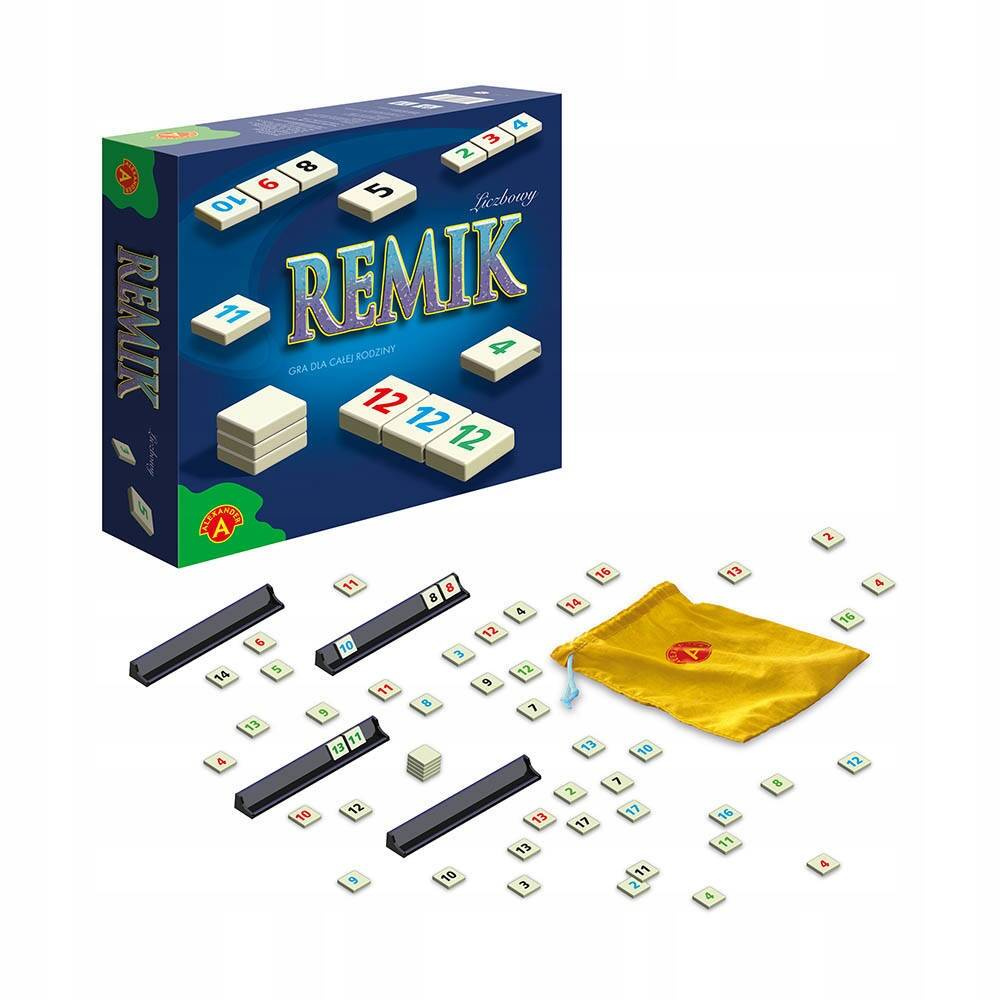 Remik Liczbowy De Lux Gra Rodzinna Liczbowa 8+ Alexander 03772_2